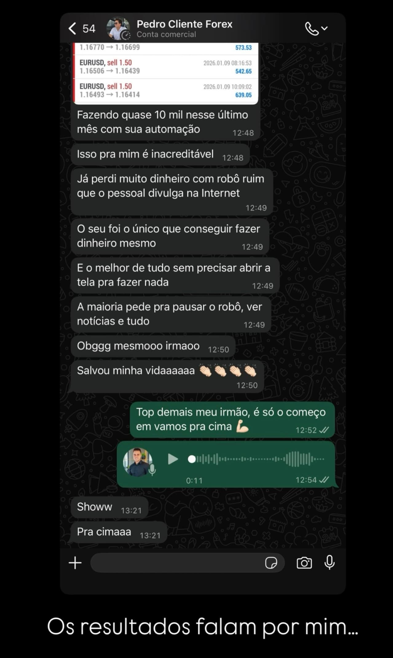 Depoimento de aluno 1