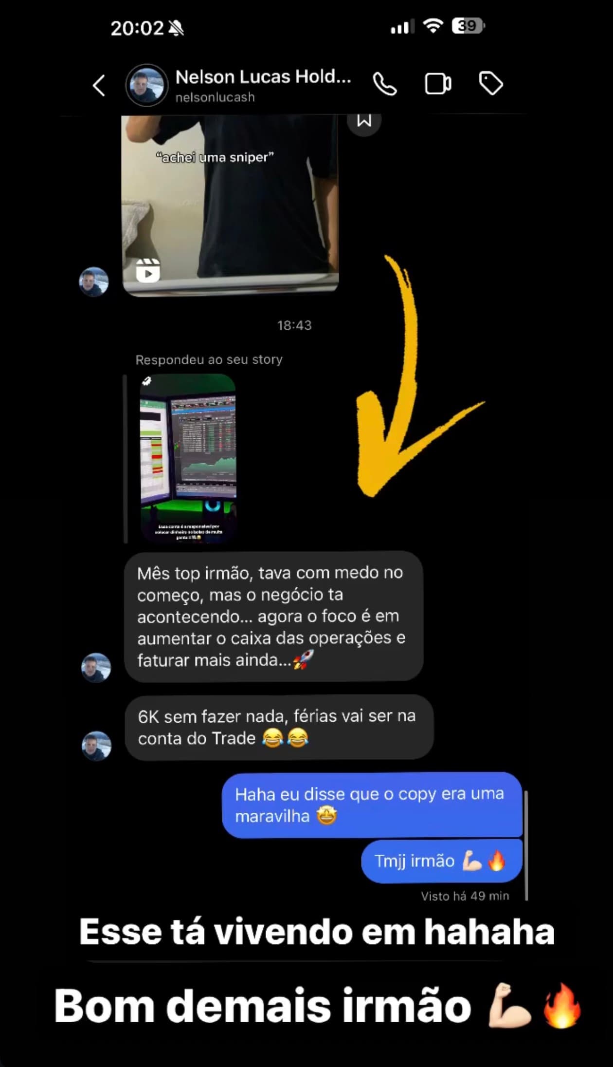 Depoimento de aluno 2