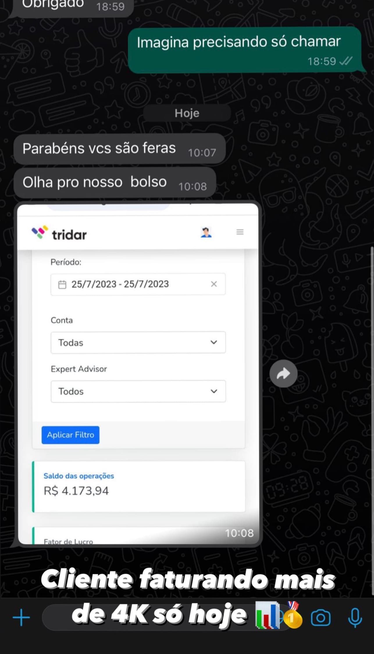 Depoimento de aluno 5