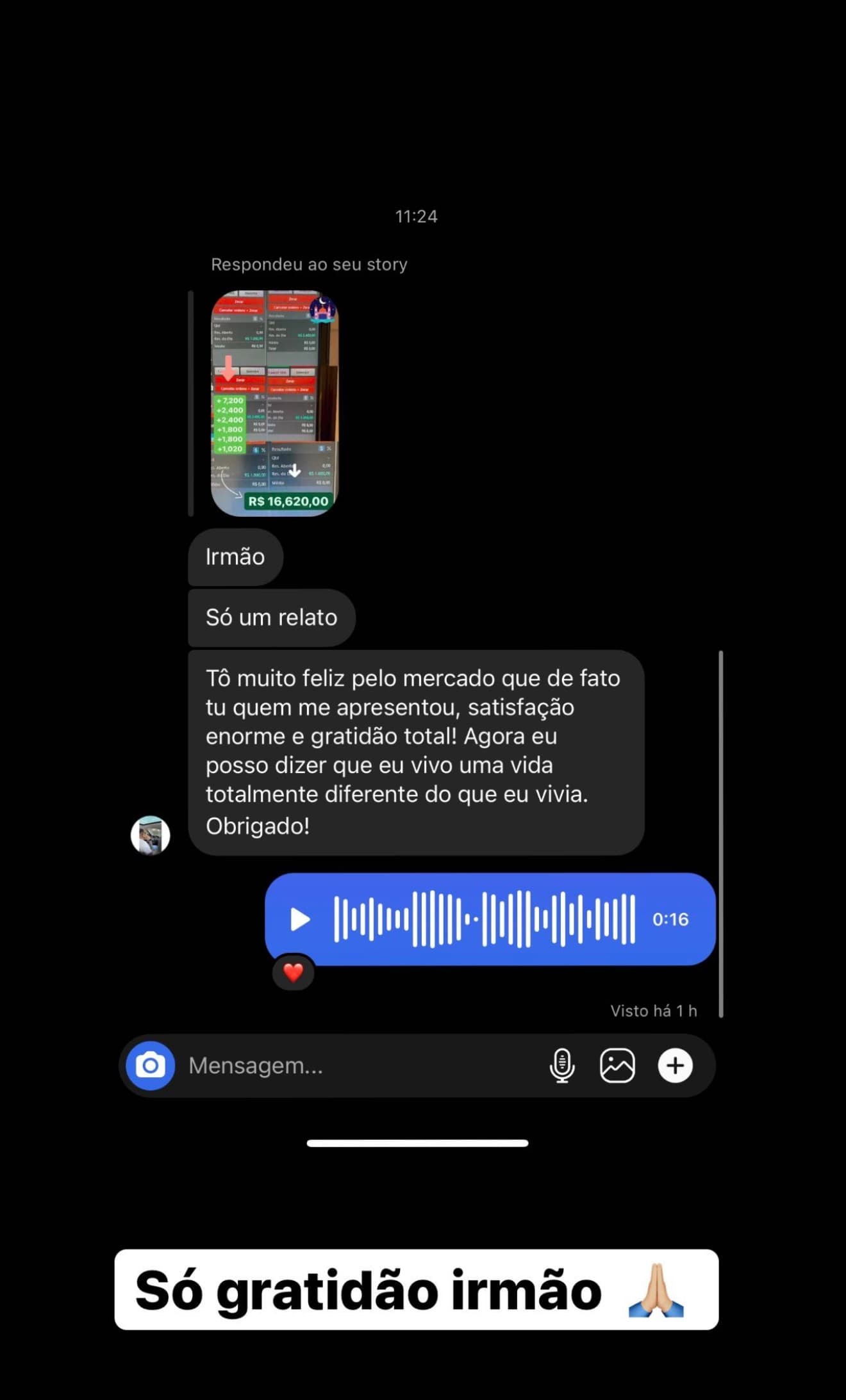Depoimento de aluno 6